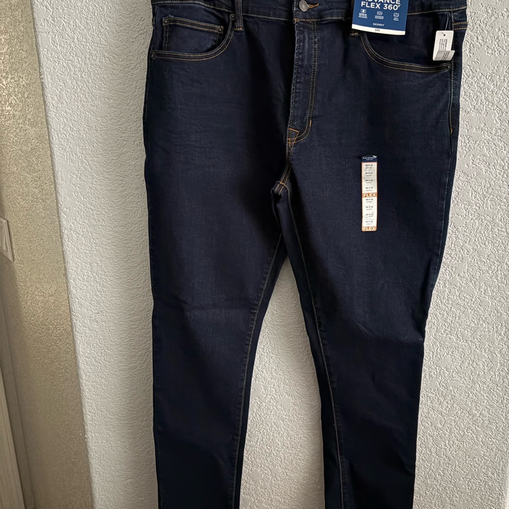 Men's Dark Rinse Skinny Jeans